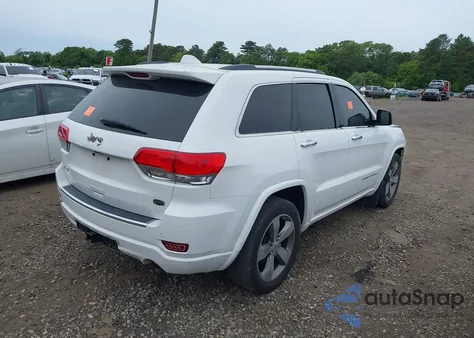 2016 Jeep Grand Cherokee Overland z USA, uszkodzony, nr VIN 1C4RJFCG8GC364594